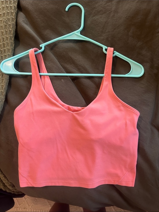 lululemon athletica Tops - lululemon athletica Coral Pink Sports Bra Tank